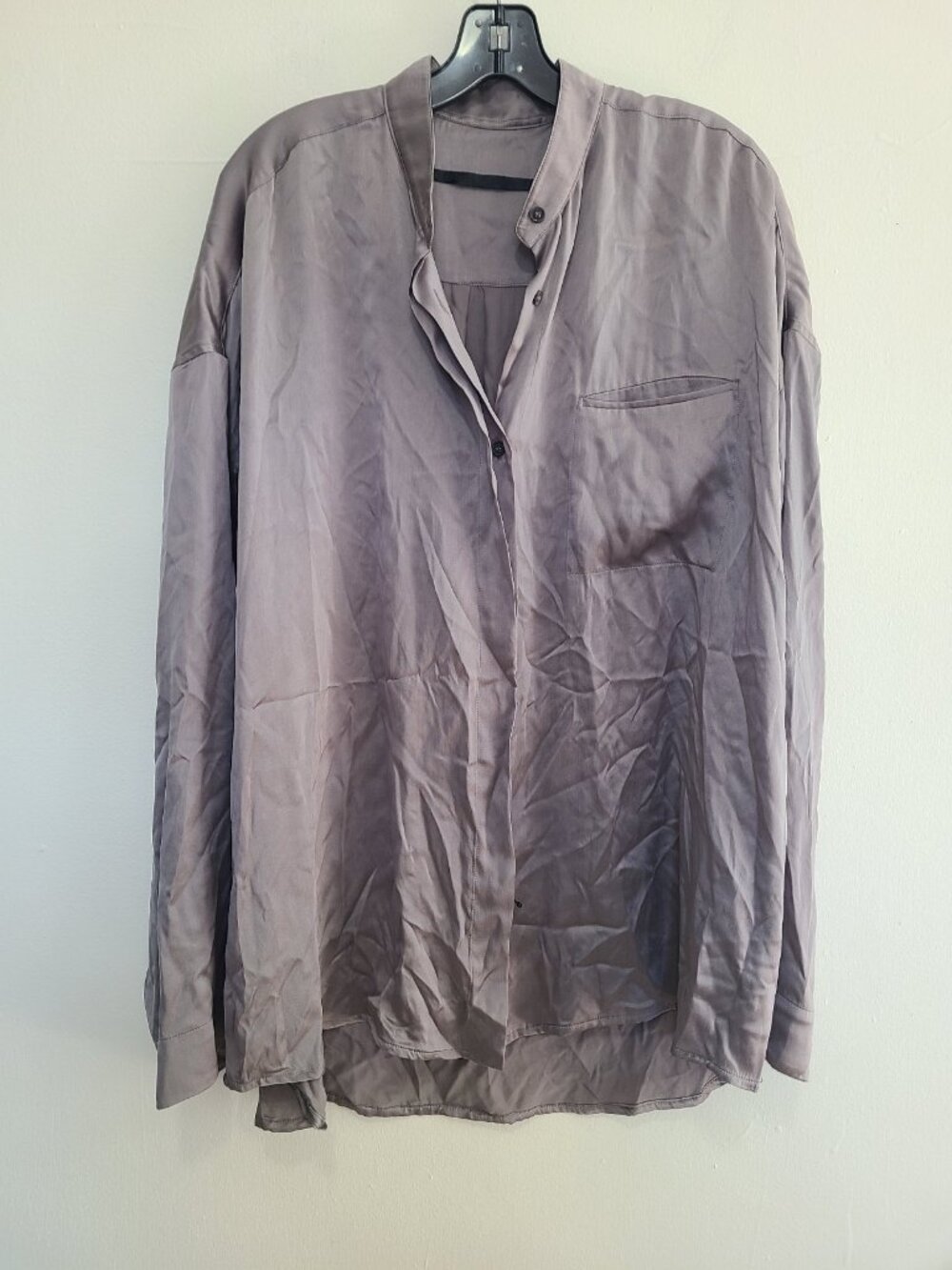 Haider Ackermann Silk Shirt Gray size 40